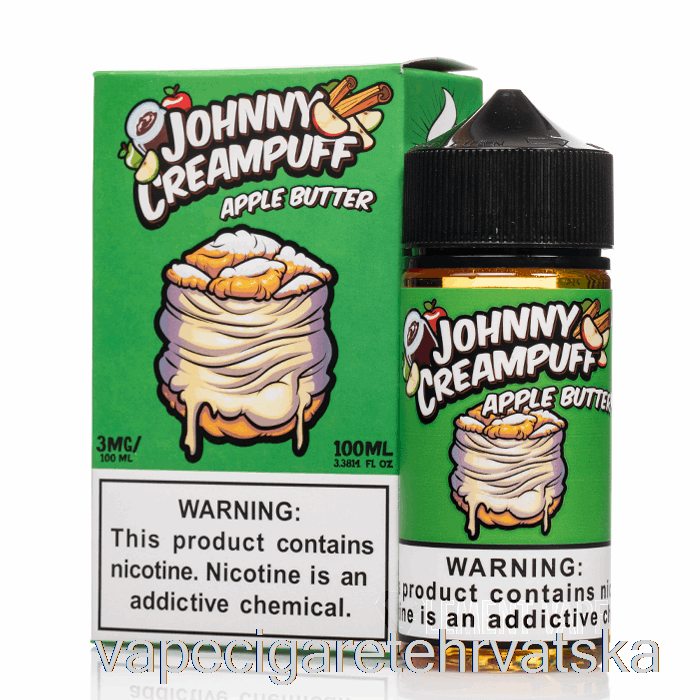 Vape Cigarete Maslac Od Jabuke - Johnny Kremasti Puff - 100ml 6mg